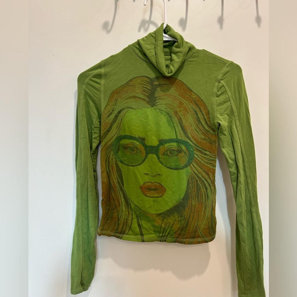 Sierra mock neck urban outfitters Long Sleeve Top